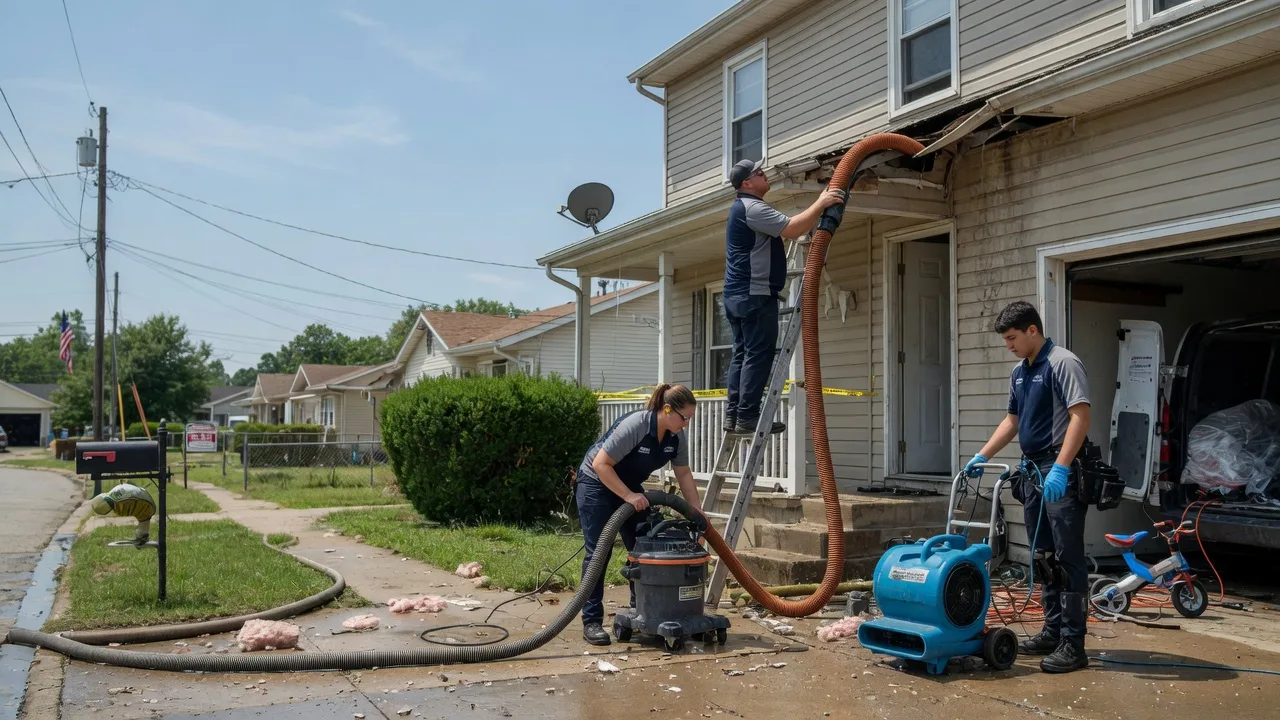 Water Damage Restoration in Heltonville, IN near me